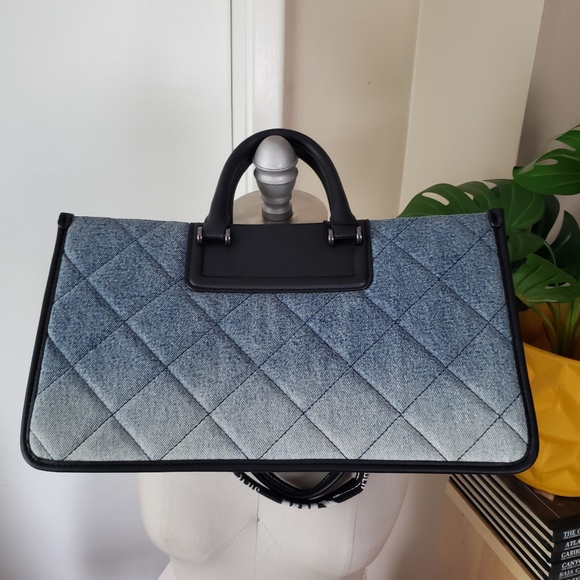 Steve Madden Denim Satchel Handbag NEW! - Picture 9 of 13